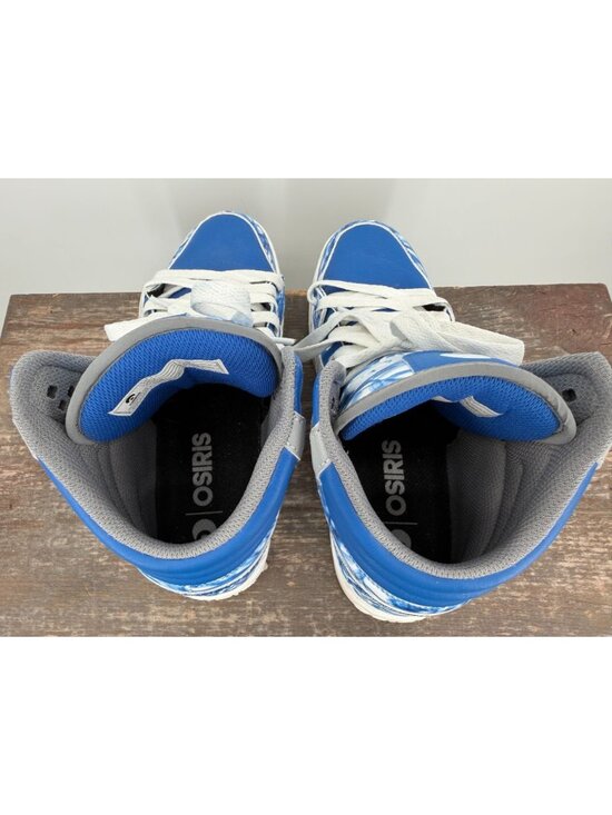 Osiris Clone 1322 1580 Mens 9 Blue White Synthetic Skate Inspired Sneakers Shoes main image 5